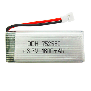 四轴飞行器儿童玩具飞机航拍无人机锂电池3.7V 752560 1600mAh