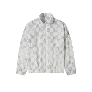 【明星私服】CNC男装奥莱字母格纹男士外套春夏轻奢薄款休闲夹克