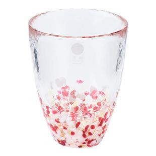 aderia津轻日本进口手工玻璃杯水杯创意彩色果汁杯情侣杯生日礼物