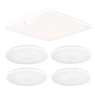 三雄极光柔雪LED吸顶灯走廊大厅卧室阳台楼梯间玄关纯白色吸顶灯