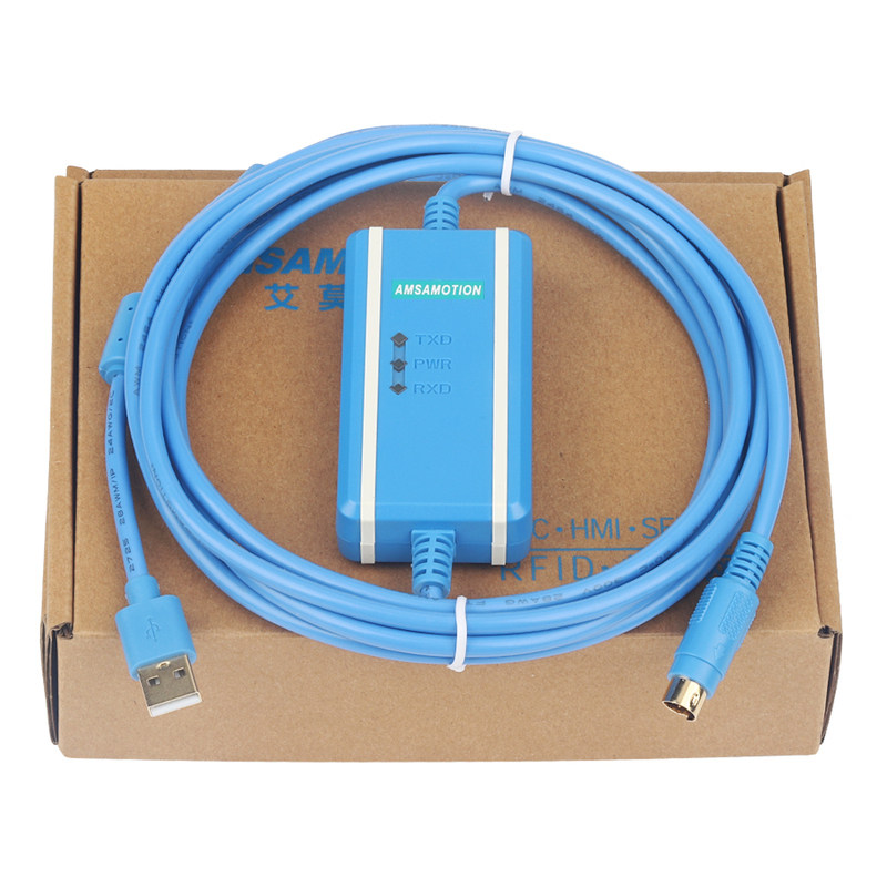 适用台达plc编程通讯数据下载线ES/EC DVP系列连接电缆USBACAB230