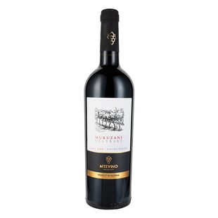 格鲁吉亚红酒原瓶进口穆特维诺阿拉扎尼红葡萄酒金兹半甜型微醺酒