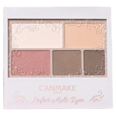 日本canmake眼影盘井田砍妹哑光五色小盘大地色05cammake日常淡妆