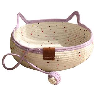 粗麻编织藤编猫窝冬季宠物窝四季通用耐抓耐磨水洗猫抓板猫咪用品