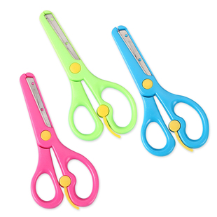 幼儿园手工剪刀小学生圆头手工剪纸剪刀防夹手安全小剪子儿童剪刀