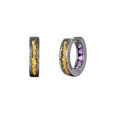 SinceYou熔岩星云耳环男女同款