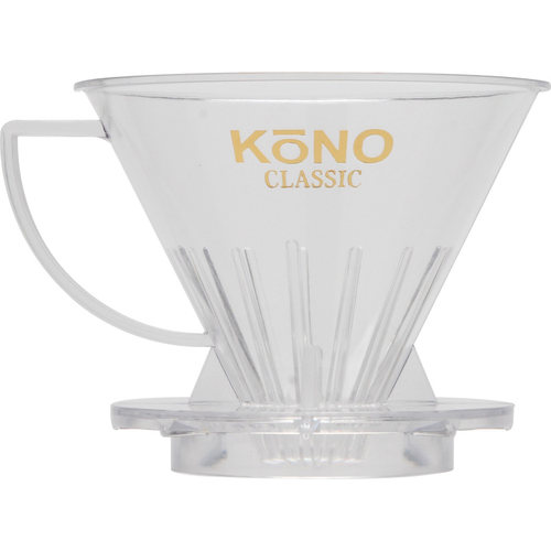 日本原装KONO名门咖啡滤杯锥形树脂点滴法手冲滴滤杯1-2人份透明