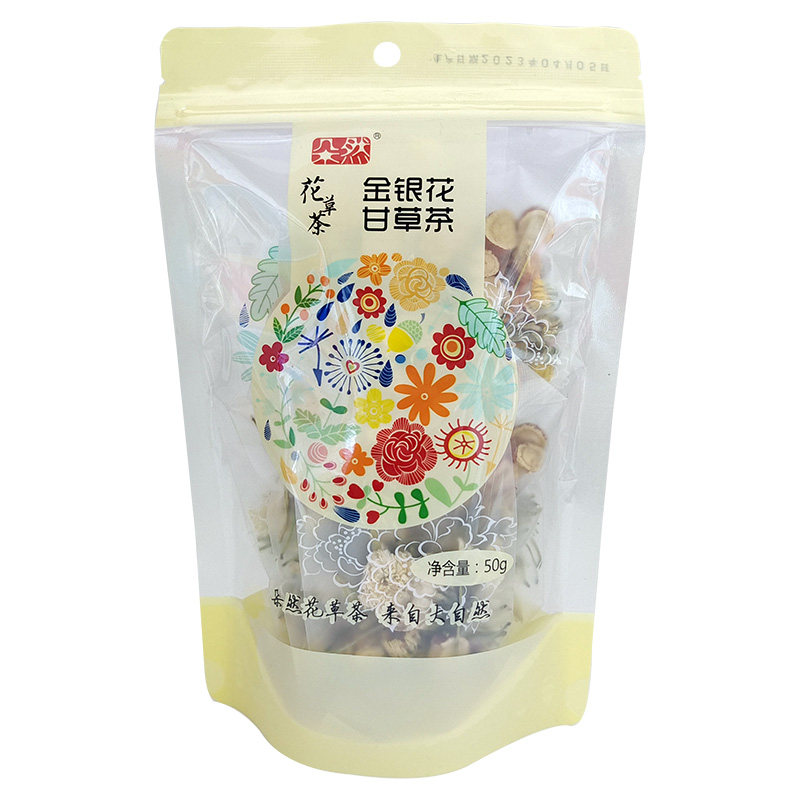 金银花甘草茶云南大理花草茶