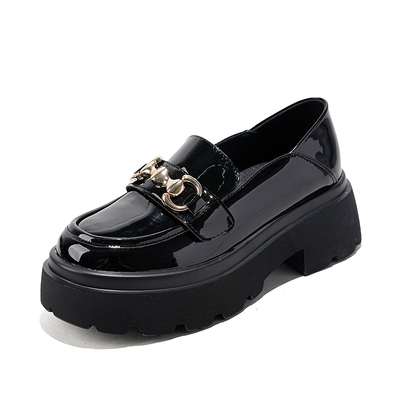 达芙妮经典英伦风乐福鞋