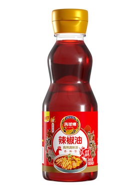 凤球唛红油辣椒油香辣凉拌家用