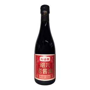 【松盛园】传统酿造特级头道炒菜老底子味道绍兴老酱油500ml