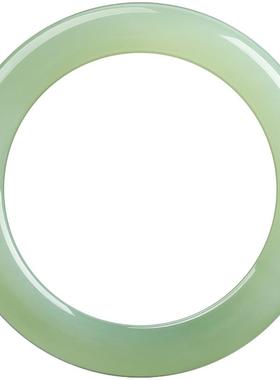 涵韵珠宝和田玉晴水手镯冰底