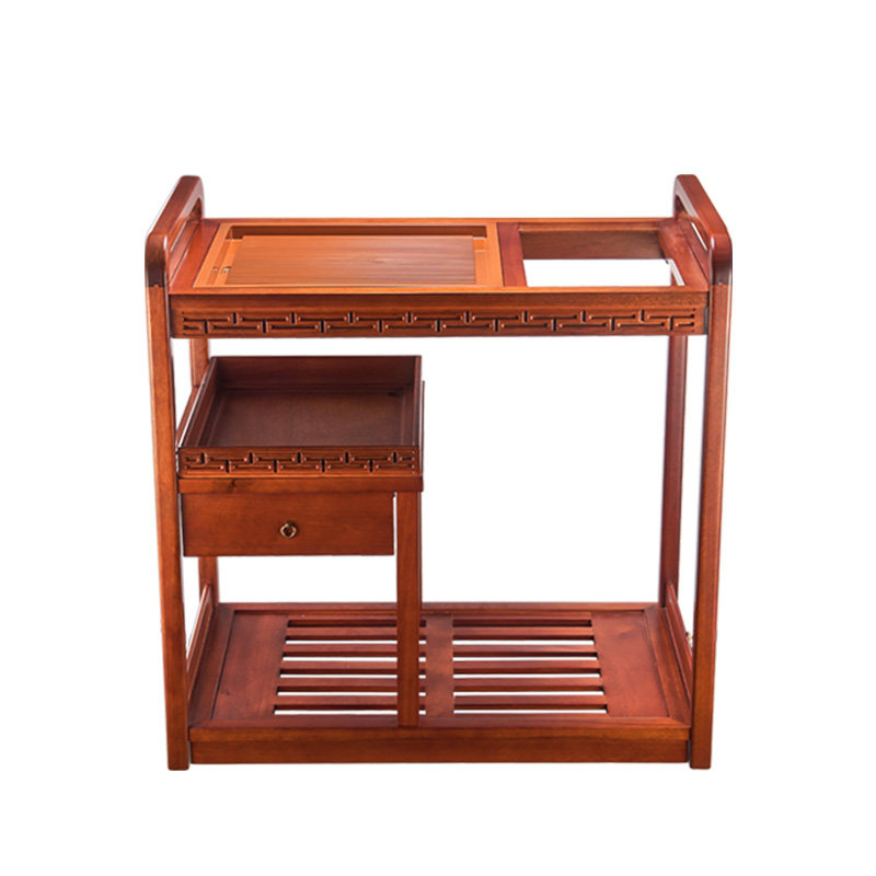 金灶KW-6000实木茶车茶具套装