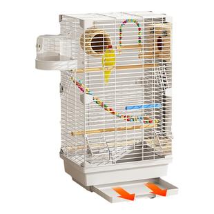 鹦鹉鸟笼防飞溅生态别墅亚克力家用大号型玄凤虎皮八哥专用繁殖笼