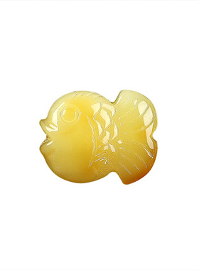 diy保真俄料蜜蜡鸡油黄手串背云
