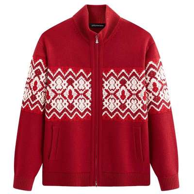 【商场同款】太平鸟男装 2026年新年毛衣男潮流开衫毛衫B2EAG1128