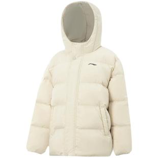 李宁儿童羽绒服2025新款冬季内胆外套男童装中大童青少年上衣冬装