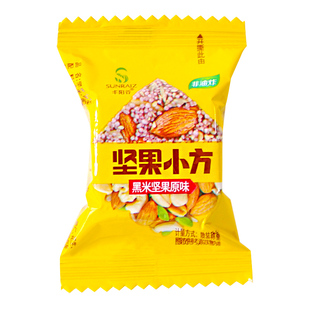 丰阳谷坚果小方小米酥黑米酥坚果原味米花糖零食小包装休闲小吃