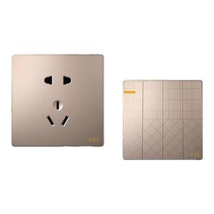 佛山照明开关插座86型暗装电源控制面板一开双控五孔usb墙壁按钮