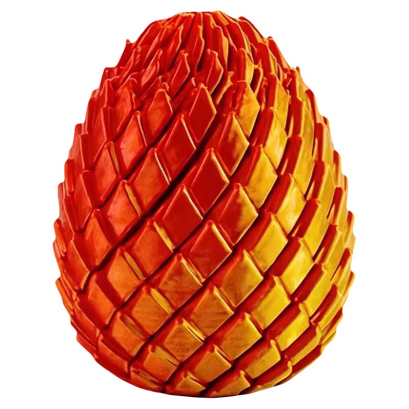 网红扭扭龙蛋3D打印解压玩具