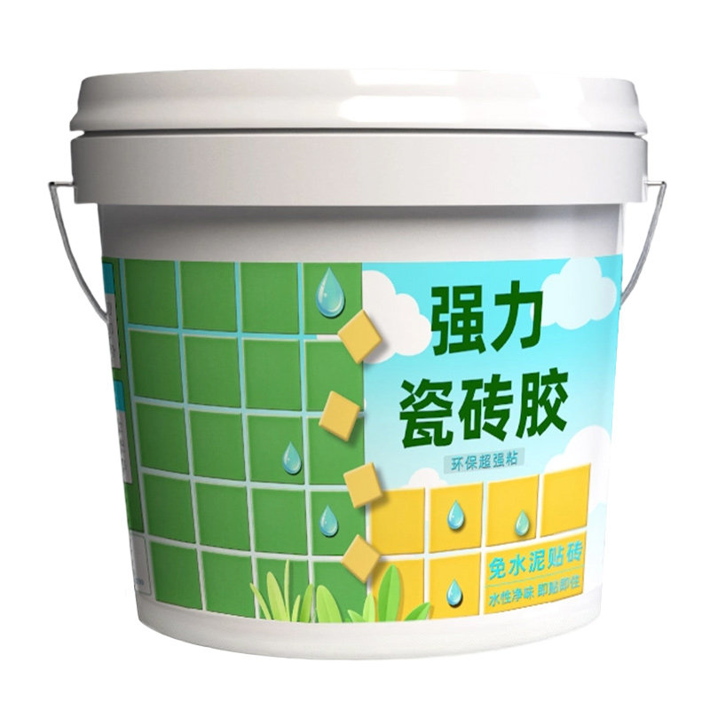 墙面瓷砖胶粘踢脚线强力粘合剂修补裂缝代替水泥空鼓填充地砖背胶