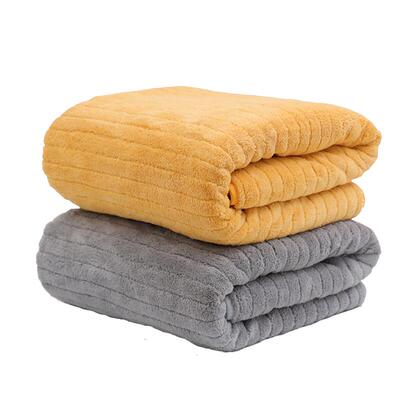 大尺寸浴巾珊瑚绒吸水家用情侣