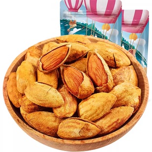 手剥巴旦木500g新货奶油盐焗巴达木扁桃仁巴坦木杏仁坚果干果零食