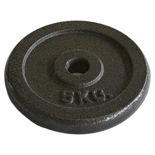 恒达纯铁烤漆哑铃片杠铃片喷漆0.5-20kg男女家用健身器材配重片