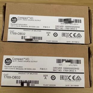 议价1769-OB32 CompactLogix 32点24V直流电源输出模块 17690B32