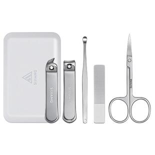 指甲刀鼻毛剪套装指甲钳家用修指甲套装便携指甲剪挖耳勺剪刀男女