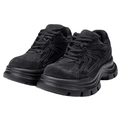 SGIRL TWTW秋冬加绒增高6CM老爹鞋女2025新款百搭厚底休闲运动鞋