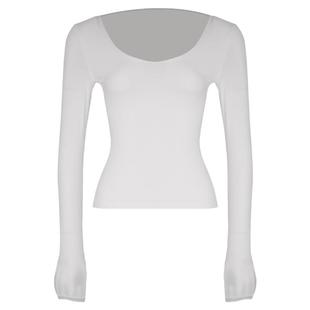 WellD魔术系列！卡戴珊品牌同款面料2.0版本双层大U领V领T