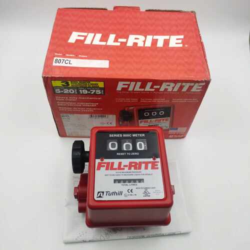 议价打包15台807CL全新原装FILL-RITE METER TUTHILL流量计SERIES
