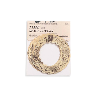 纸蕾丝恋曲月亮蝴蝶素材镂空蕾丝手帐装饰纸雕模型diy拼贴素材