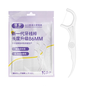 信步食品级超细家庭牙线棒