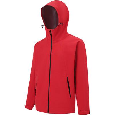 本来BENLAI男士新年红色防水防风冲锋衣外套2026春新款BRL160002