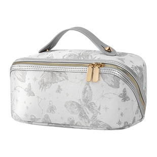 卡瑟格化妆包女高端大容量化妆品收纳便携出行防水旅行洗漱包刺绣