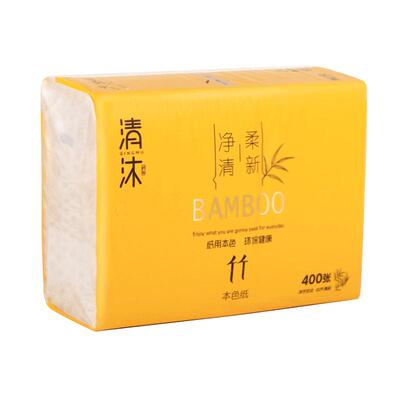 清沐旗舰店420张本色压花卫生纸
