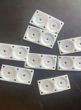 SYSTEC真空泵膜片四氟隔膜片进口特氟龙膜片抽气动泵40*76耐腐蚀