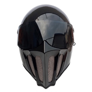 3C麦肯斯毒液巡航大兵机车复古德式组合盔电动车玻璃钢四季头盔