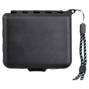 路亚小配件盒微物鱼钩别针收纳盒便携双层迷你假饵亮片小号盒渔具