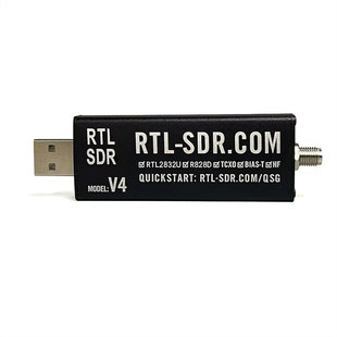 RTL-SDR V4 R828D RTL2832U 1PPM 软件无线电接收机SDR收音机