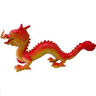 十二生肖老虎猴子猪鸡牛小兔子龙蛇动物模型塑胶塑料儿童玩具教具