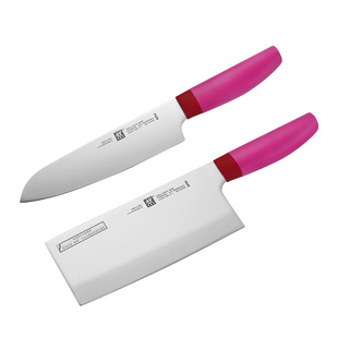 双立人菜刀中片刀家用刀具多巴胺不锈钢切肉切片多用刀套装旗舰店