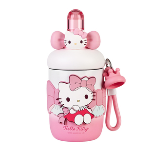 hellokitty联名保温杯凯蒂猫吸管水杯子女高颜值2026新款新年礼物