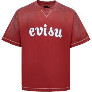 EVISU新年CapsuleZero复古胶囊系列商标印花宽松版型T恤