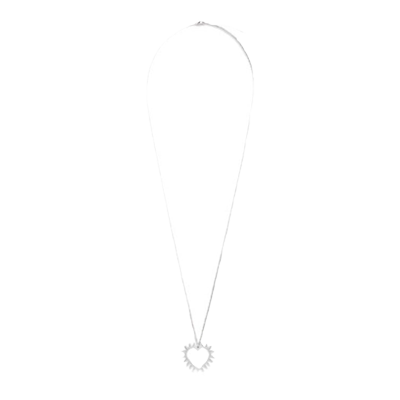 WE11DONE中性男女同款经典小铆钉时尚休闲钉心形项链