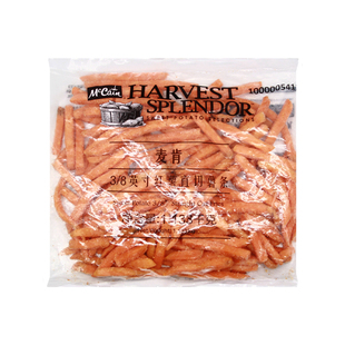 麦肯红薯条1.133kg*1袋3/8美国进口直切粗薯冷冻半成品地瓜条商用