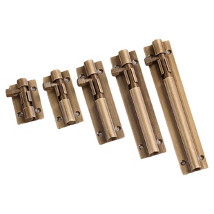 仿古门栓大门插销黄铜升级防氧化明装木门窗户插销门栓扣封釉插销