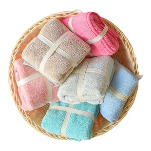 毛巾洗脸手巾孩子比纯棉全棉吸水家用四方女速干不掉毛儿童小方巾